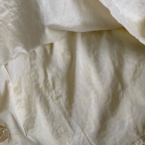 Lucy Paris Reece Scalloped Lace Skirt Size M Neon Yellow - Picture 8 of 11